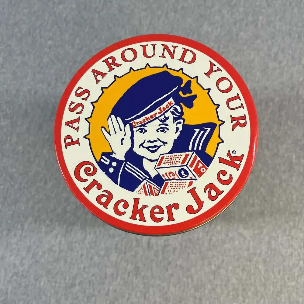 Vintage 1992 Cracker Jack Limited Edition Third in Series Collectible Metal Tin
